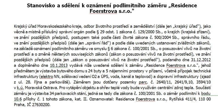 residence foerstrova