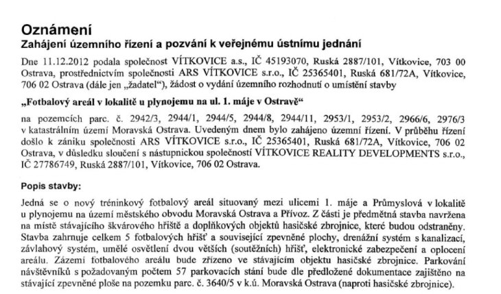 fotbalove hriste u plynojemu