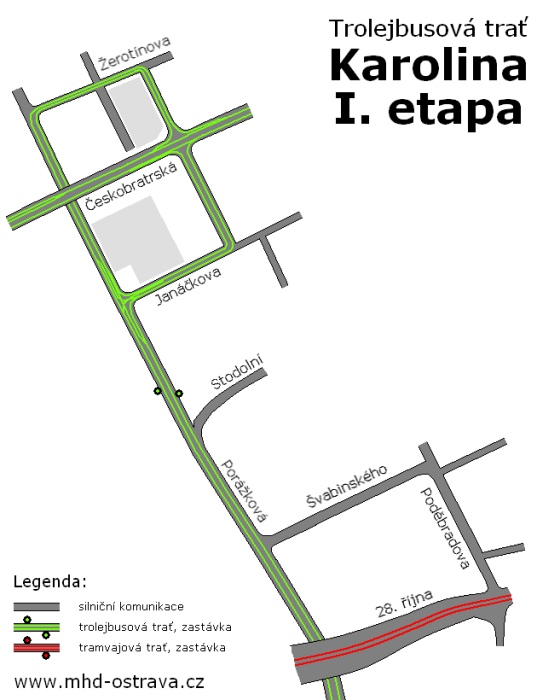 karolina mhd trolejbus 1. etapa