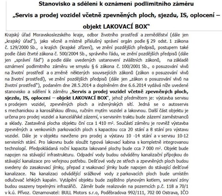 servis a prodej aut privoz