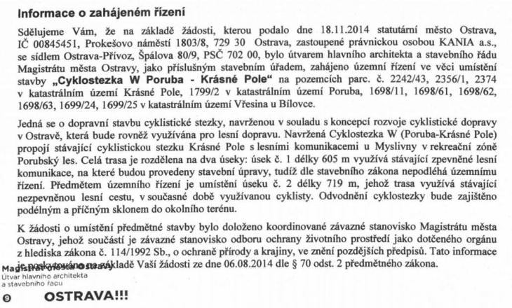 cyklostezka w
