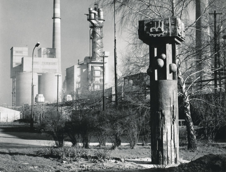 Jiří Myszak: Výroba slínku, 1975–1976 (foto Petr Sikula)