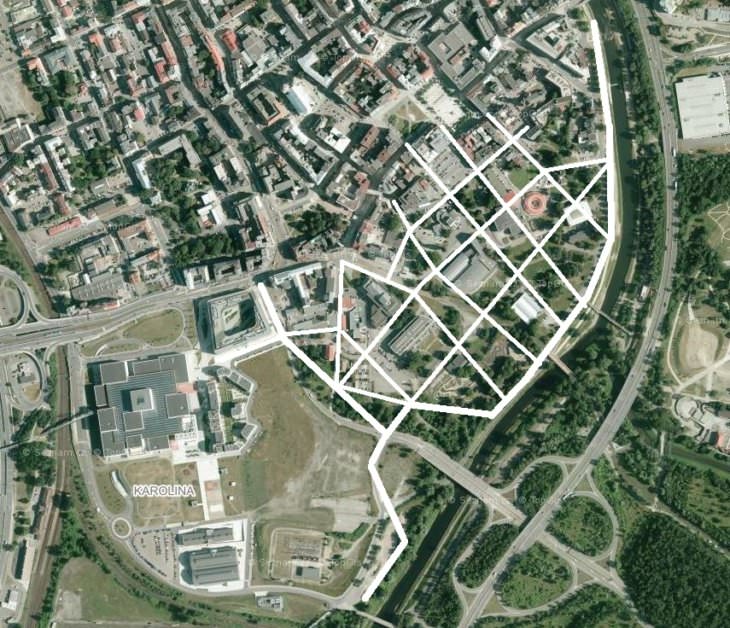 cerna louka