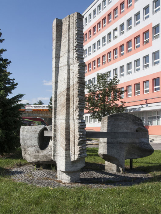 Jiří Marek: Jednota, u tramvajové smyčky v Martinově, konec 60. let 20. století (foto Jakub Ivánek)
