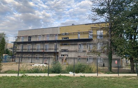 fotografie novostavby dětského centra domeček v Ostravě-Zábřehu
