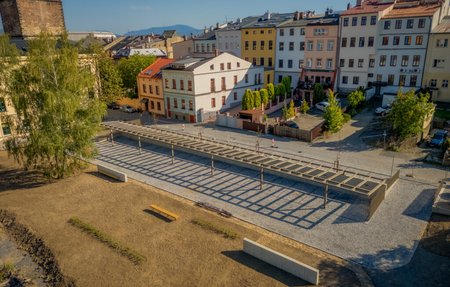Dokončená výstavba nového parkoviště v ulici Na Blatnici ve Frýdku-Místku.