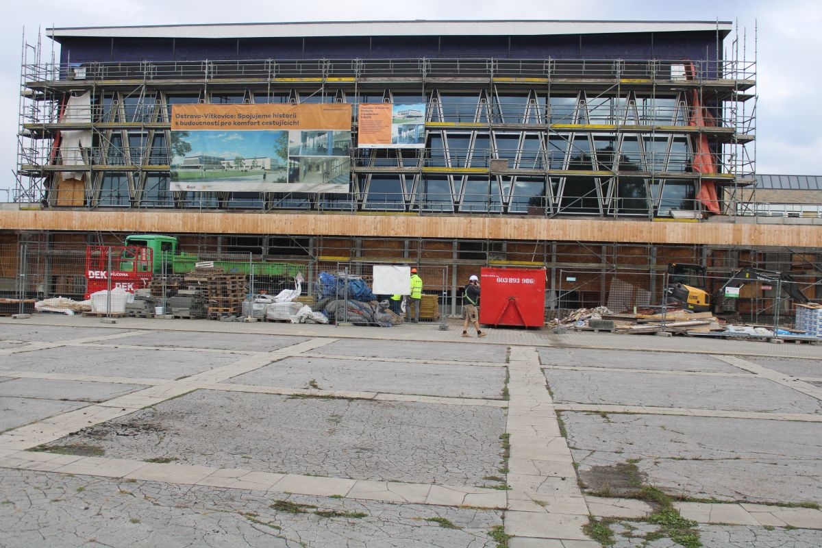 Modernize nádražní budovy Ostrava-Vítkovice.