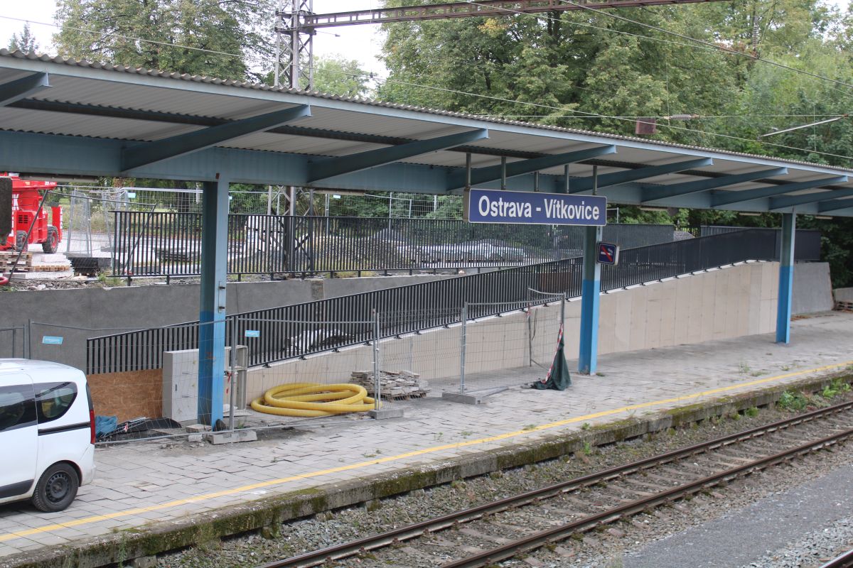 Modernize nádražní budovy Ostrava-Vítkovice.