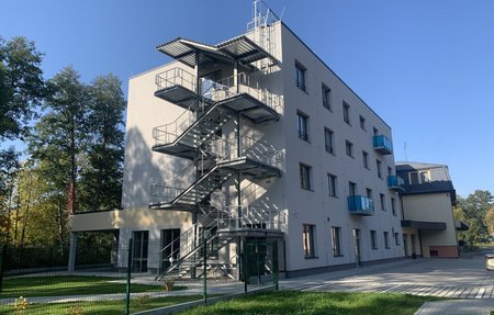 Dokončený objekt Charity Studénka.