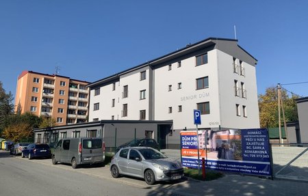 Novostavba bytového domu pro seniory Božena v Bílovci.