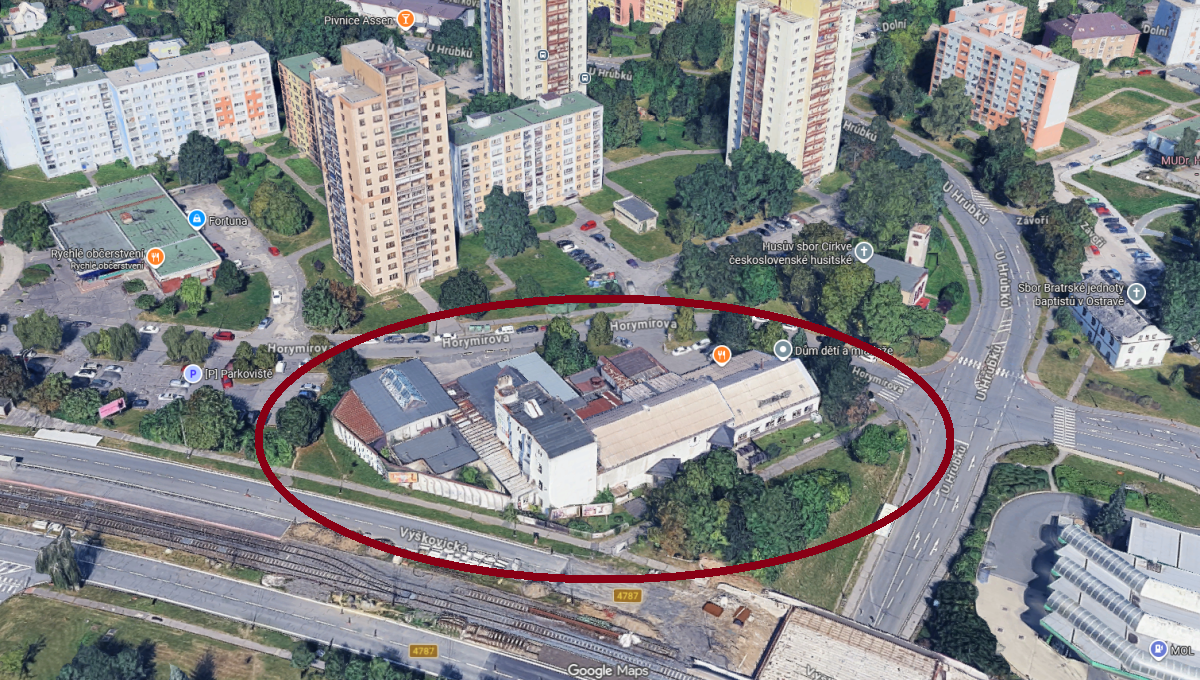 3D pohled na centrum Havránek Ostrava-Výškovice