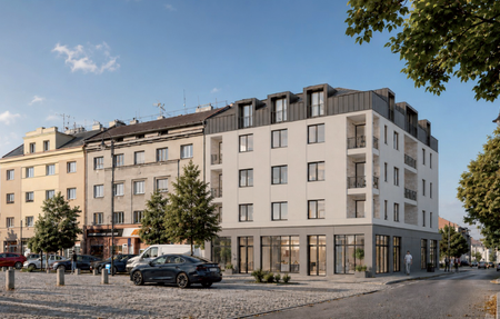 Vizualizace polyfunkčního objektu Ostrava-Vítkovice.